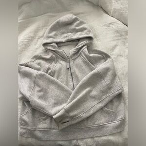 Lululemon gray scuba Zip-Up Hoodie